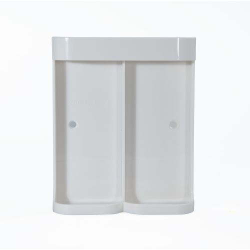 Ultralux ABS 9.6oz Double Dispenser Bracket, White